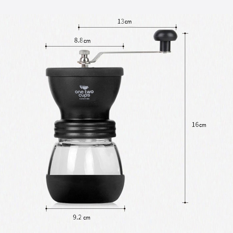 Alat Penggiling Kopi Manual Coffee Grinder - CF4146 - Black