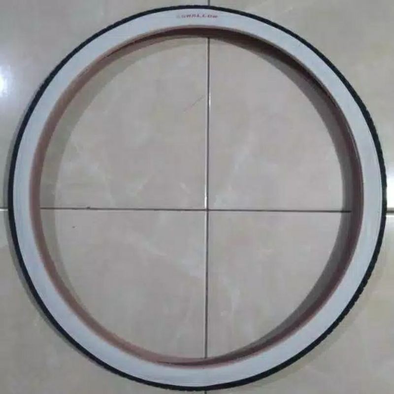 Ban sepeda ukuran 24x1.75 ,26x1.75 Hitam putih+full hitam