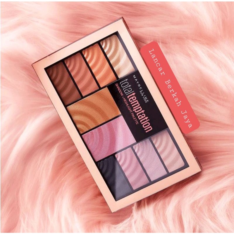 MAYBELLINE Total Temptation Eyeshadow + Highlight Palette