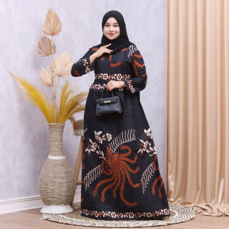 GAMIS BATIK JUMBO BUSUI XXXL XXXXL XXXXXL 3L 4L 5L 5XL LD 120 130 140 MOTIF AHY AYAM KIPAS MORENA