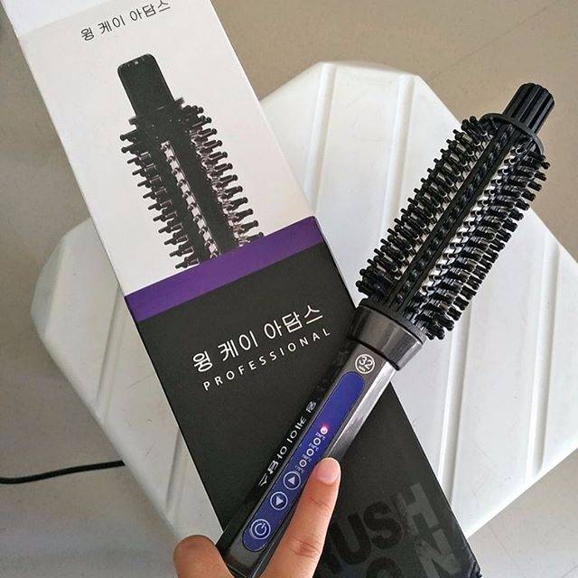 Korean Titanium IRON Brush Curly
