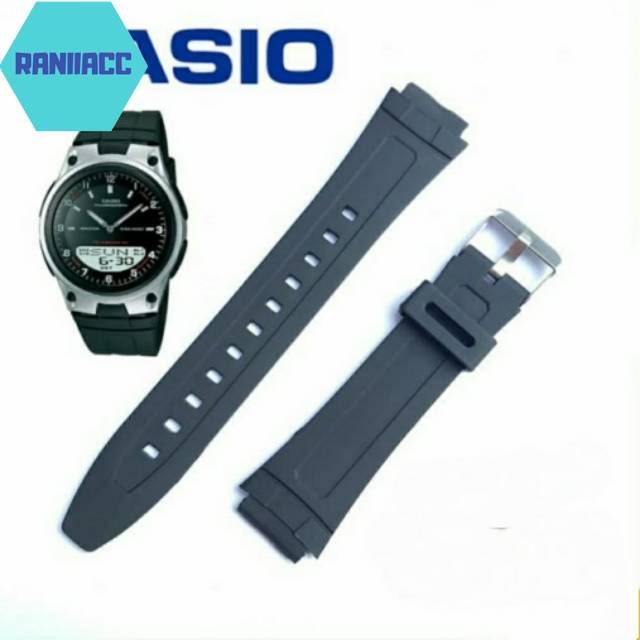 STRAP TALI JAM CASIO AW80 AW-80 RUBBER STRAP TALI JAM TANGAN CASIO AW 80 .