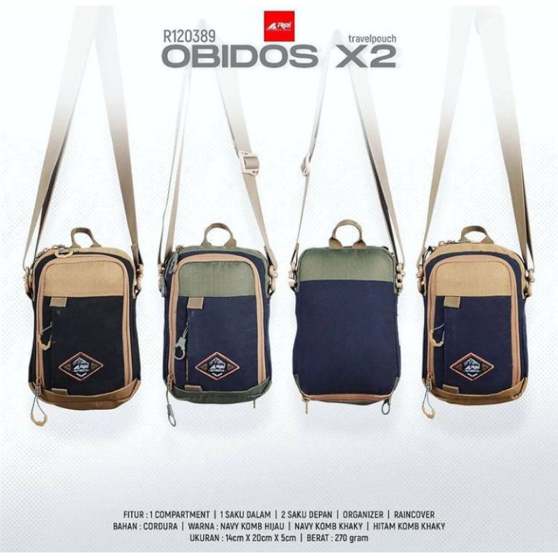 WAISTBAG AREI REI OBIDOS X2 | TAS SLEMPANG SELEMPANG PINGGANG BAG CANGKLONG WEISTBAG ORIGINAL ORI