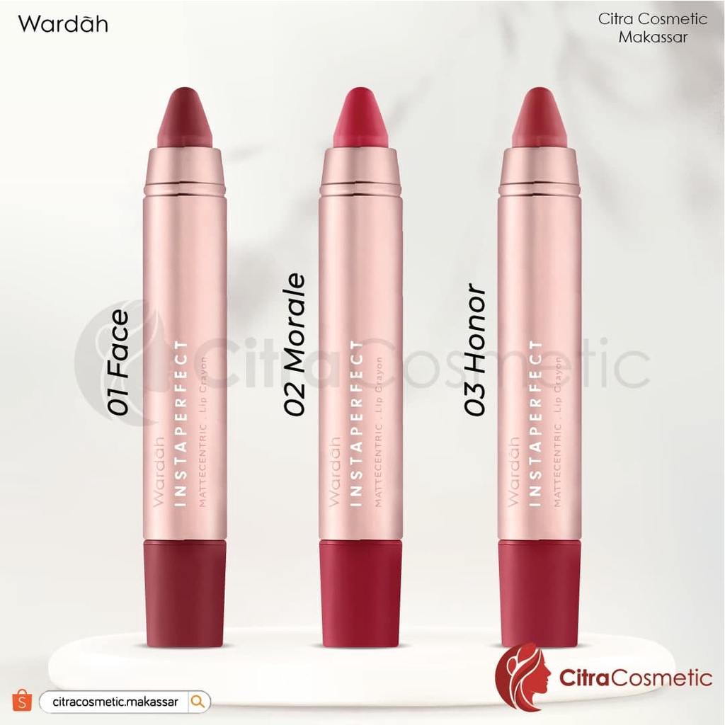 Wardah Instaperfect Mattecentric Lip Crayon Series