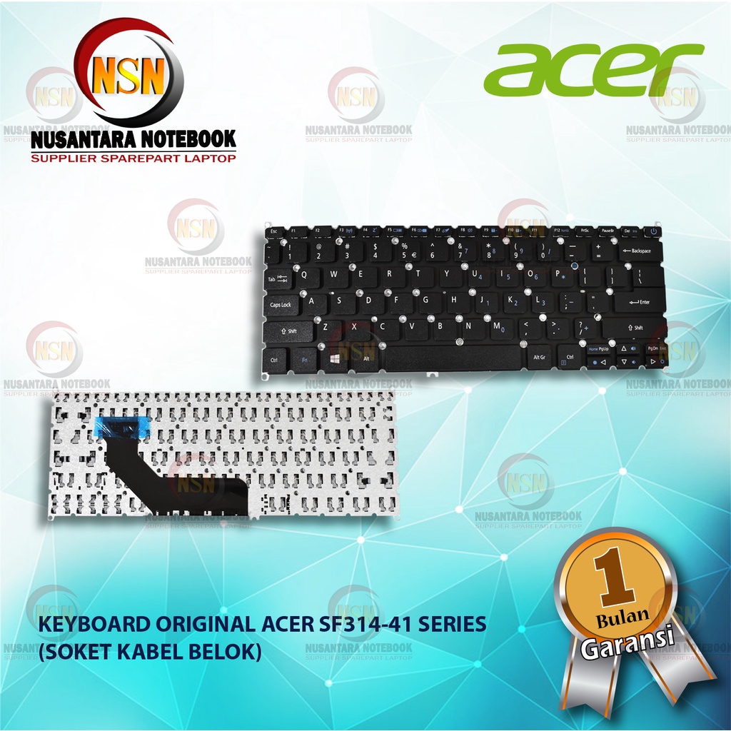 Keyboard Acer Original SF314-41 SF314-52G Series K. BELOK