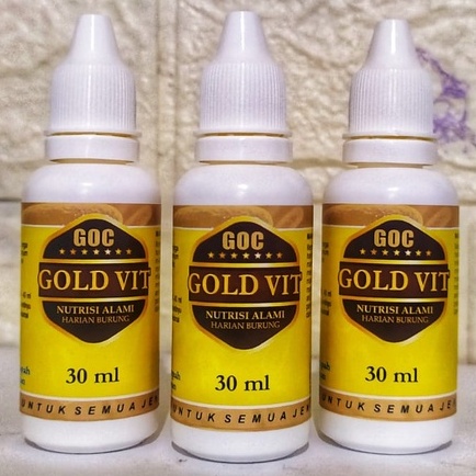 Vitamin GOLD VIT Vitamin burung menambah nutrisi harian burung murai batu kacer cendet