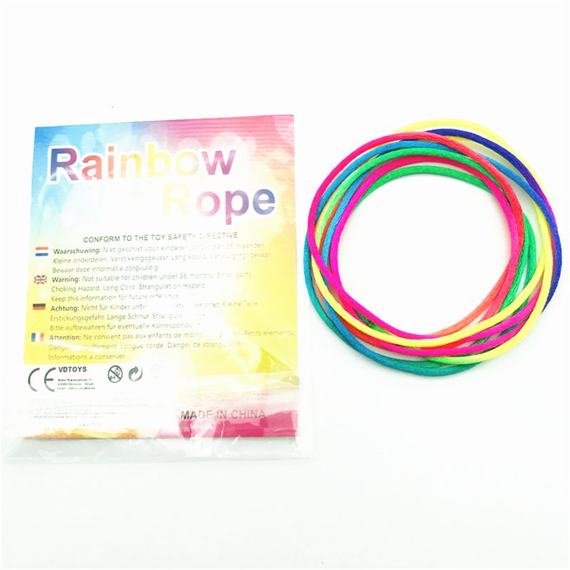 Mainan Mary Rainbow Rope Relieve Boredom Untuk Anak/Dewasa Mainan Latihan Otak Tali Pelangi