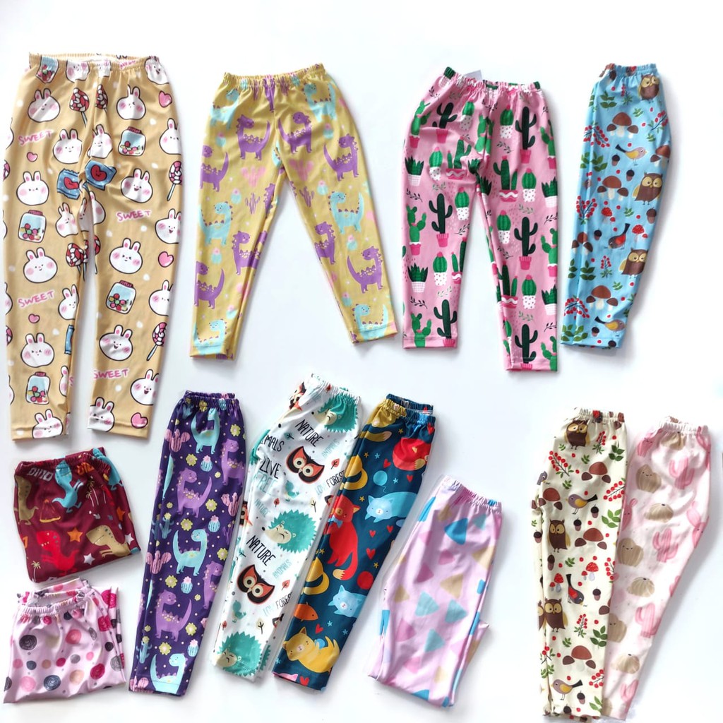 Inoel Kids Legging Anak Perempuan 0-10 Tahun Motif Lucu