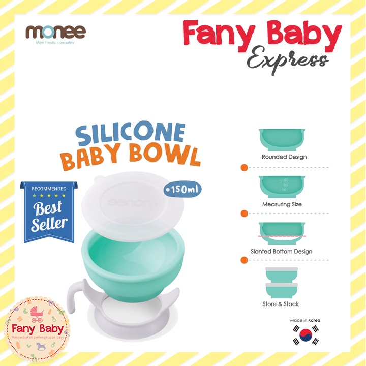 MONEE SILICONE BABY BOWL 150ML