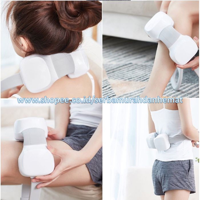 Alat Pijat Shiatsu Leher Kaki Pinggang Tubuh Tanpa Kabel MIJIA Usb Charging Wireless Neck Massager