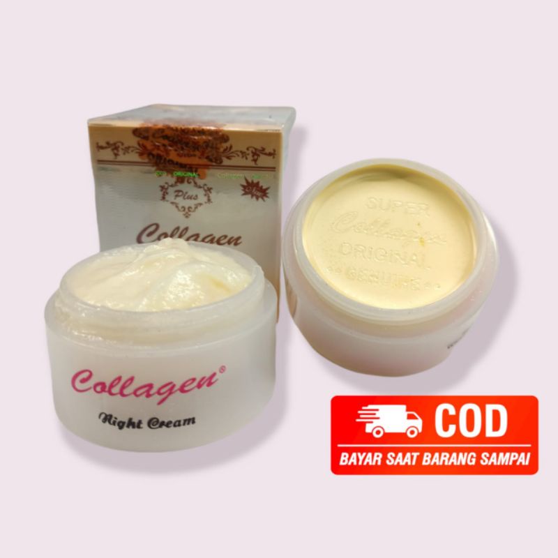 CREAM COLLAGEN SIANG DAN MALAM ORIGINAL super