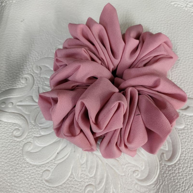 Scrunchie Jumbo, Ikat Rambut Cepol Jumbo, Cepol Hijab