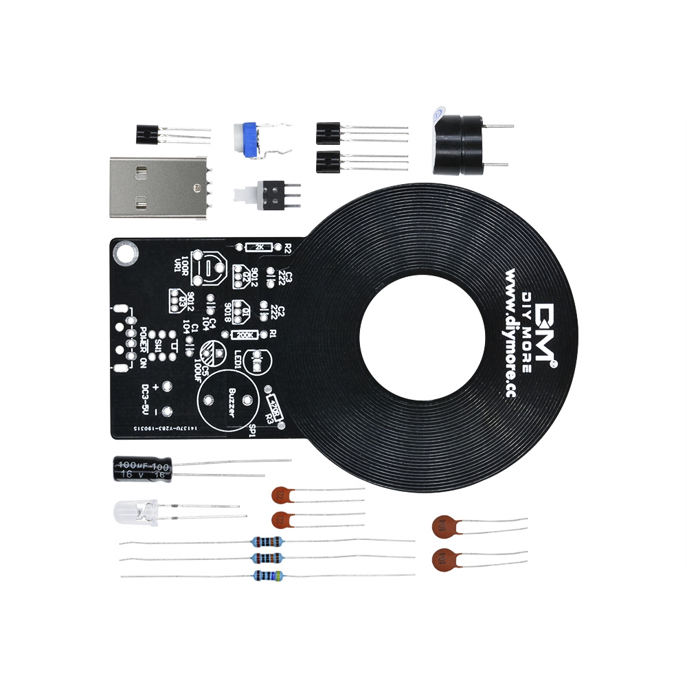 Modul Deteksi Elektronik Bahan Logam Dc 3v-5v Ukuran 60mm