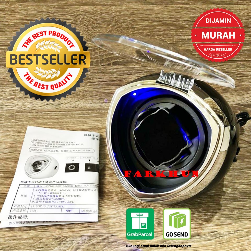 WATCH WINDER SINGLE AUTOMATIC KOTAK BOK PEMUTAR JAM TANGAN OTOMATIS 223 BOX BEST SELLER TERMURAH