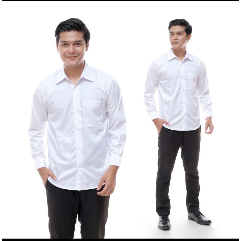 Kemeja putih Pria/kemeja putih/kemeja putih toyobo/kemeja kantor