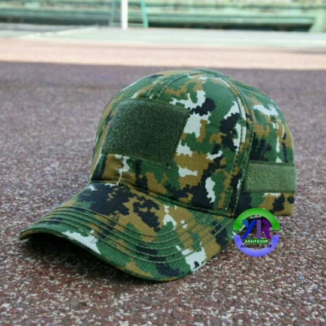 Topi Loreng Linud Velcro