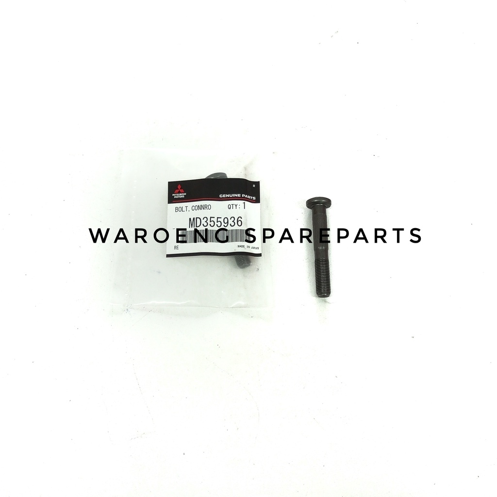 WAROENG SPAREPARTS - Bolt Connecting Rod / Baut Stang Piston MD355936 Triton Bolt Connrod Asli Mitsubishi 4D56 45D56U Untuk 2500CC