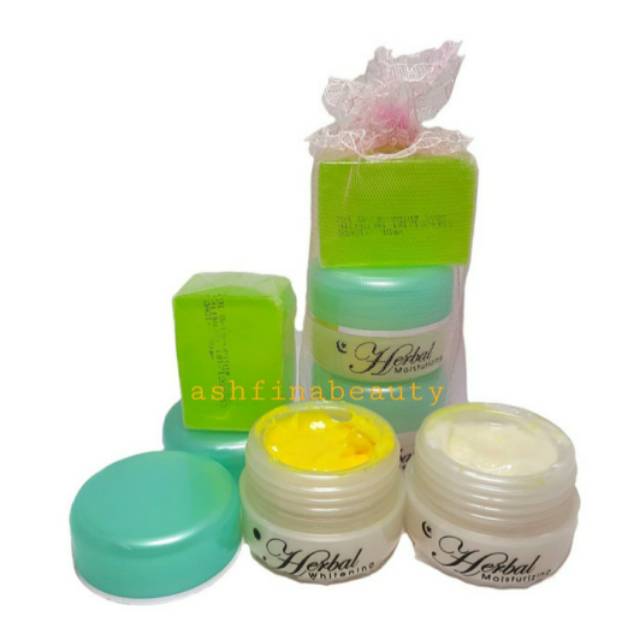 PAKET CREAM HERBAL HIJAU NEW 3in1