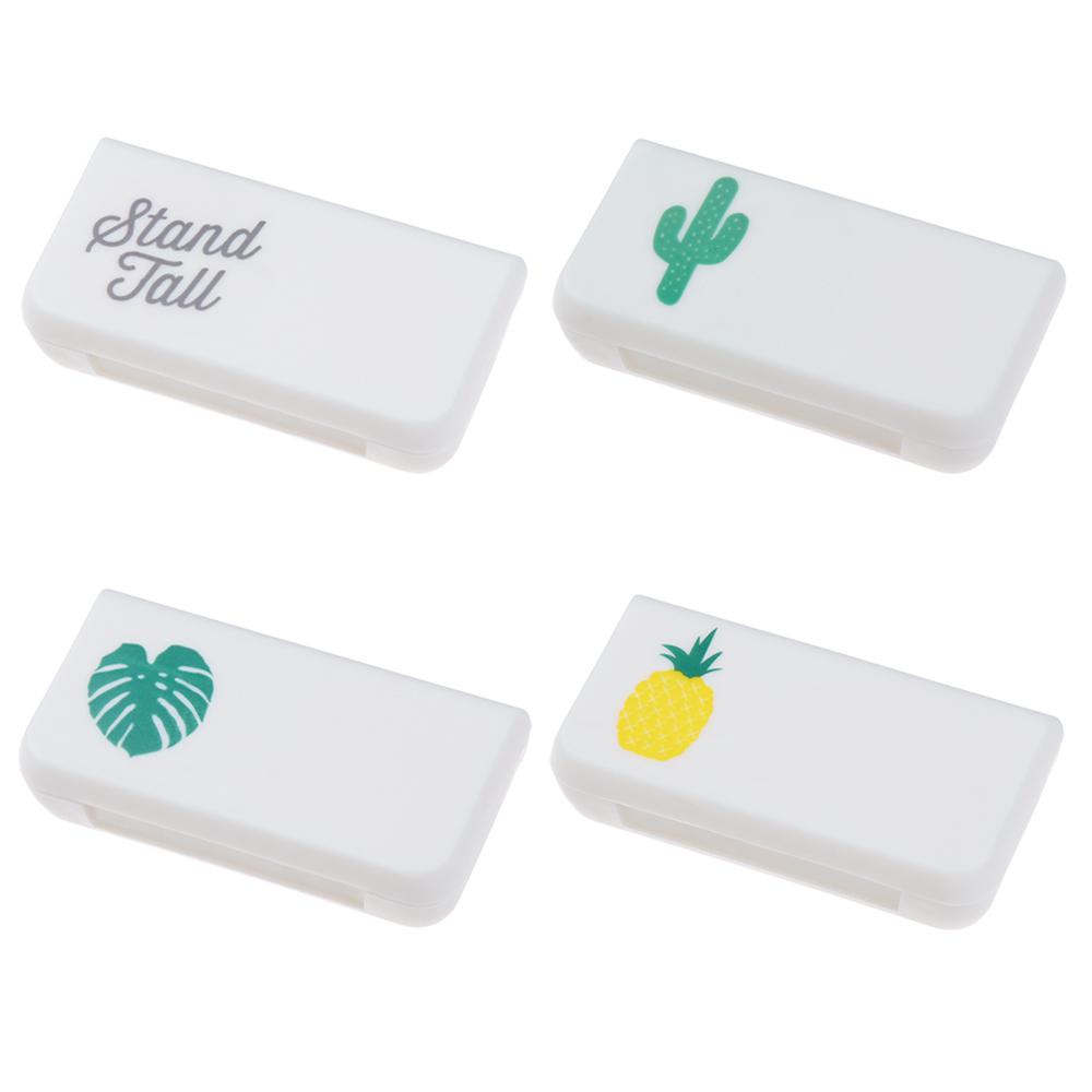 Pineapple 3grid Pill Case Kotak Organizer Penyimpanan Pil Tablet Mini Tahan Debu