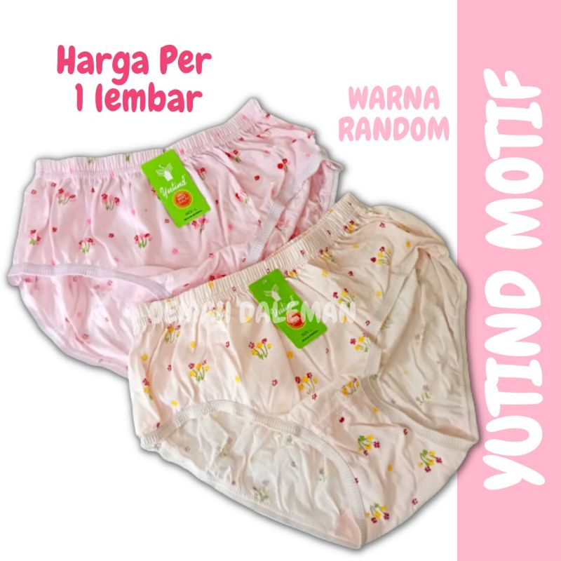 YUTIND MOTIF CELANA DALAM WANITA SABLON BUNGA BUNGA CD PEREMPUAN DEWASA CELDAM WANITA CAWET BERMOTIF