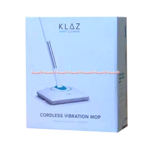 Klaz Cordless Vibration Mop Alat Pel Lantai Ruangan Tanpa Kabel Klas Nirkabel Bisa di Charge Klas