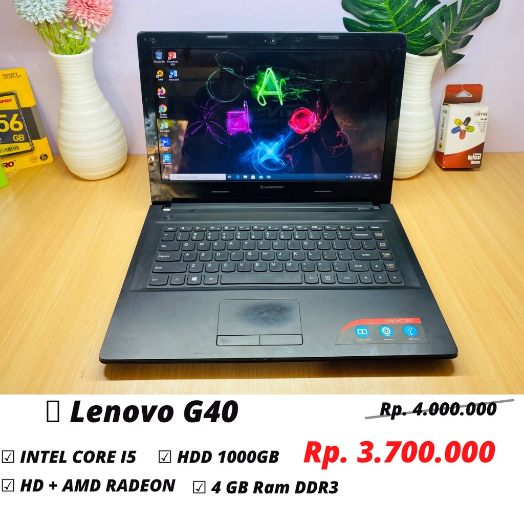 LAPTOP BEKAS SECON LENOVO G40