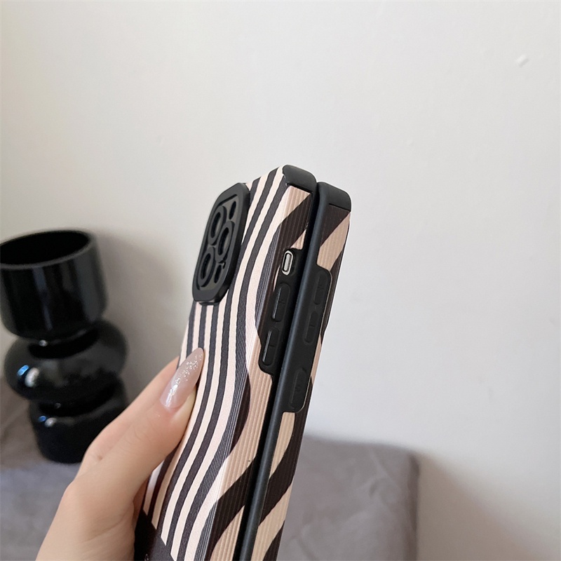 Soft Case Bahan Kulit Domba Motif Garis Vertikal Untuk Huawei Nova 7SE Nova 8 Pro 7 Pro P50 P40 P30 Pro P50 Pro Mate 30 40Pro