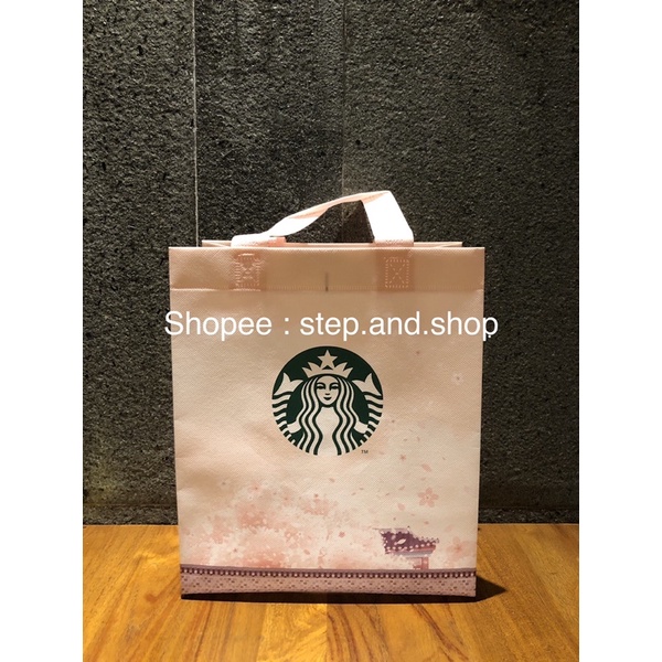 Starbucks Korea Reusable Bag Tas tenteng - Cherry Blossom Sakura Edition - Limited Ed
