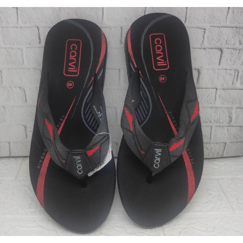 SANDAL SPON CARVIL COWOK 38-43 ( CARVIL TETAP YANG TERBAIK)