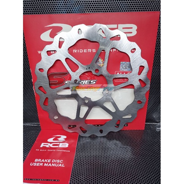 Piringan Cakram Depan Floating Jupiter Z Jupiter MX Vega RX King Mio  RCB Ukuran 267mm-Silver