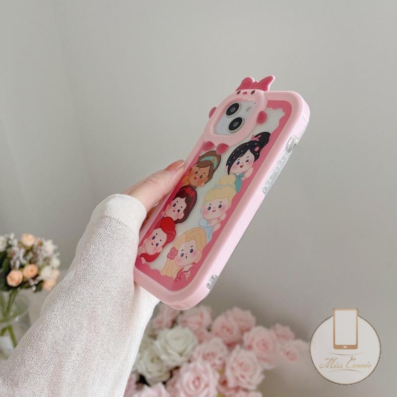 Soft Case TPU Motif Kartun Disney Princess Untuk iPhone 11 Pro MAX 6 6S Plus 8Plus 7Plus XR 14 13 12 Pro MAX X XS MAX SE 2020