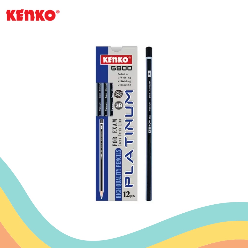 

PENSIL 2B KENKO 6800 PLATINUM (12 PCS)