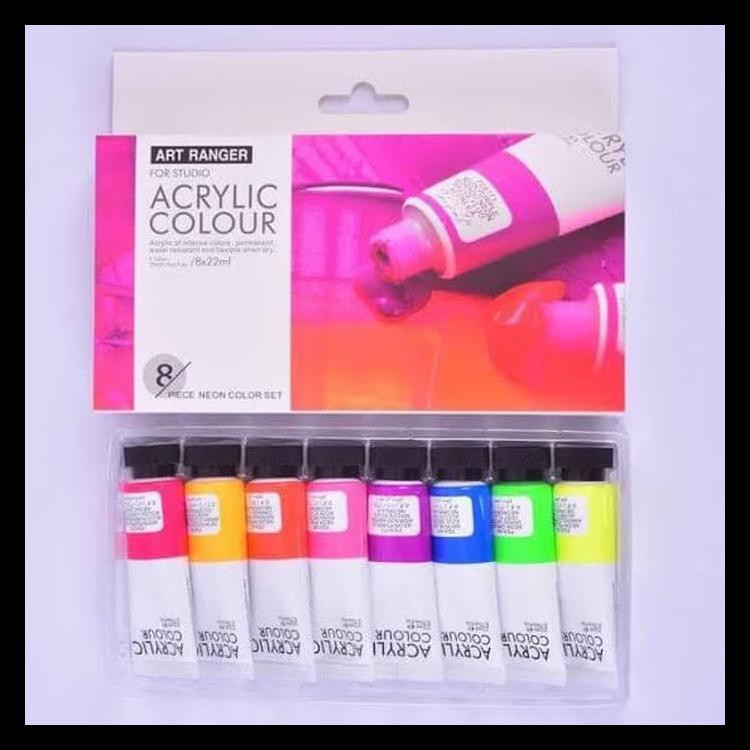 

New Produk Cat Acrylic Art Ranger 22Ml Neon Color/ Pastel/ Glitter/ Metallic
