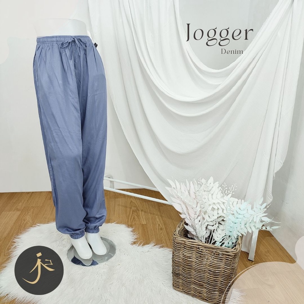 JOGGER Rayon Twill Premium Adem dan Murah JOGGER