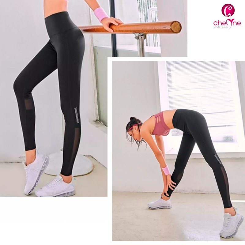 Legging Sport Panjang T1799 Celana Olahraga -  By Chelyne