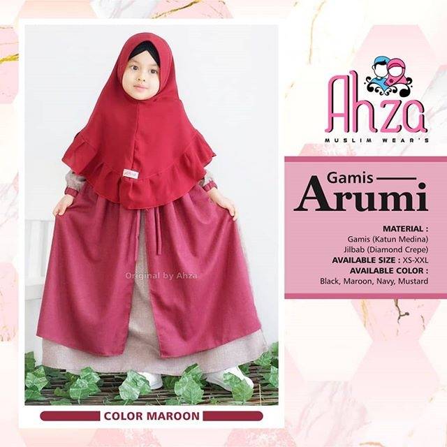 GAMIS ANAK ARUMI by AHZA/ DRESS / FASHION ANAK