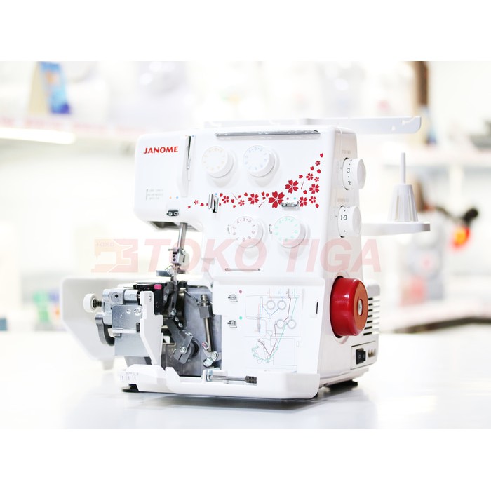 Mesin Jahit Obras dan Neci Janome 990D / 990 D Portable-6
