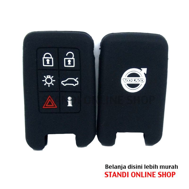 Kondom Kunci Silikon Remote Cover Smartkey Volvo