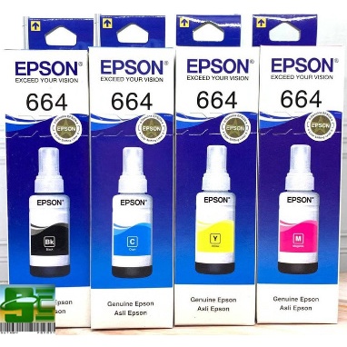 Tinta Asli Epson 664 untuk printer seri L100 L120 L200 L210 L310 L360 produk terbaru