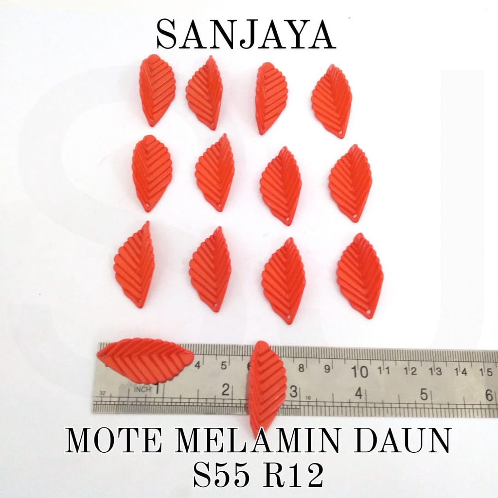 MOTE MELAMIN / MANIK DAUN / MANIK MELAMIN DAUN / MOTE MELAMIN DAUN S55