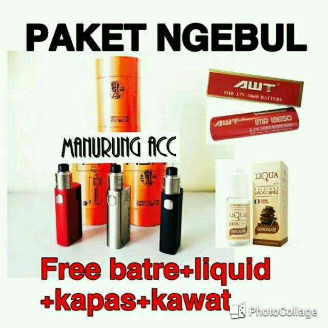 TESLA TERMINATOR PAKET NGEBUL ( FREE BATRE AWT &amp; LIQUID 10 )