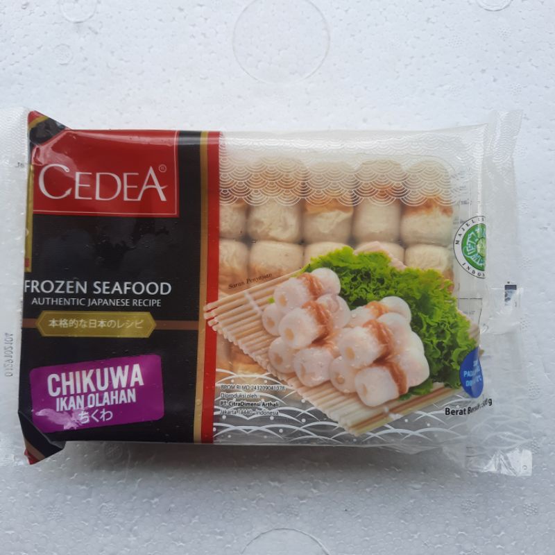 Jual Cedea chikuwa ikan olahan frozen seafood 500 gram harga Shopee