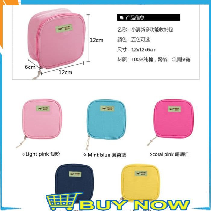 Travel Organizer Tempat Kosmetik Cosmetic Pouch Tas Kosmetik RZ 242