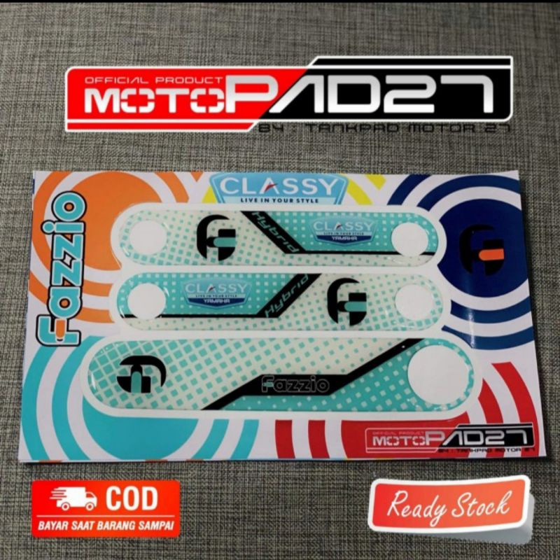 Motopad27 Stiker Panel Fazzio Stiker Panel Depan Samping Fazzio