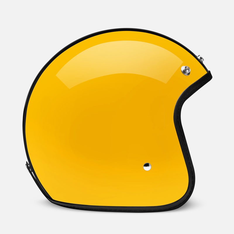 HELM RETRO ZULU VIPER YELLOW ( Half Face / Klasik / Vintage / Simpson )