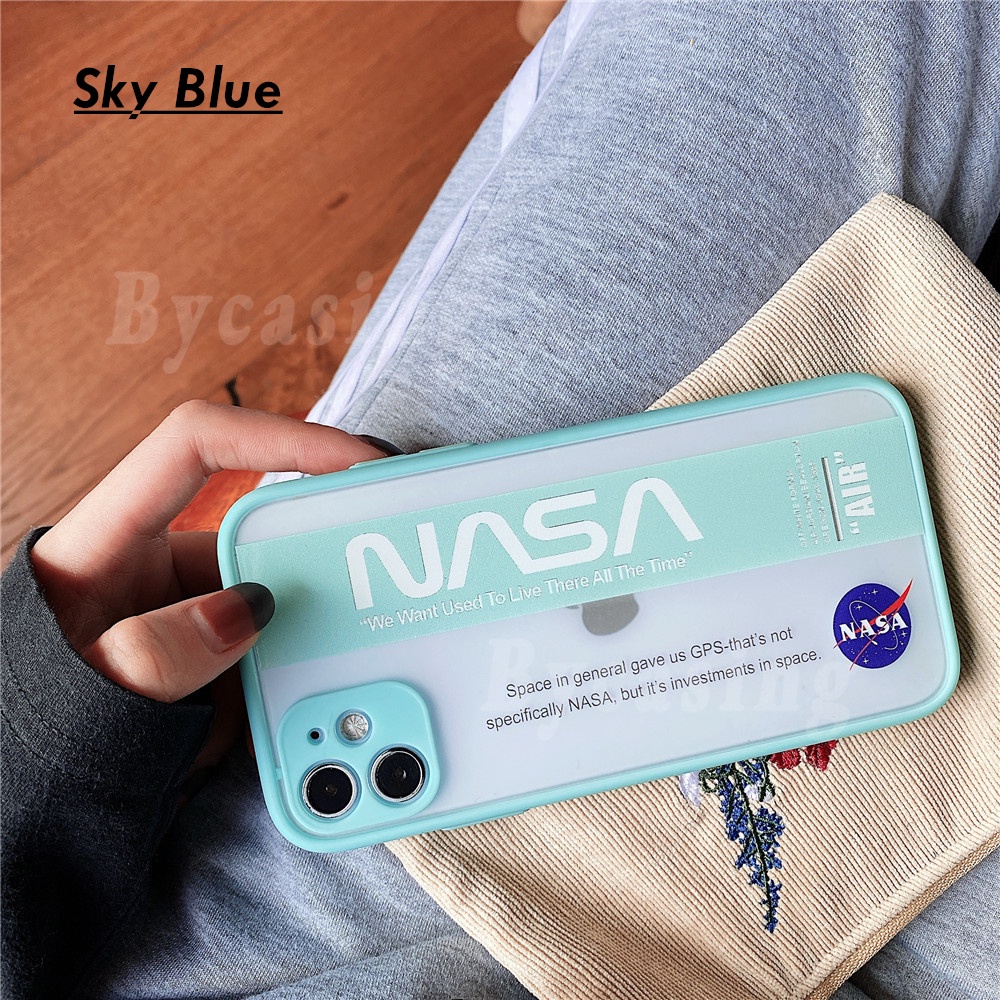 Case Matte Desain NASA Astronot Untuk Samsung A03 A03S A02S A12 A21S A52S A72 A10 A20 A22 A50 A51 A71