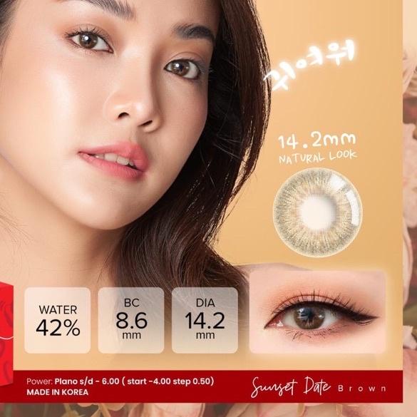 ❁ SOFTLENS X2 LOVE AFFAIR DIA 14.2MM (NORMAL & MINUS 0.50 SD 6.00) ♘