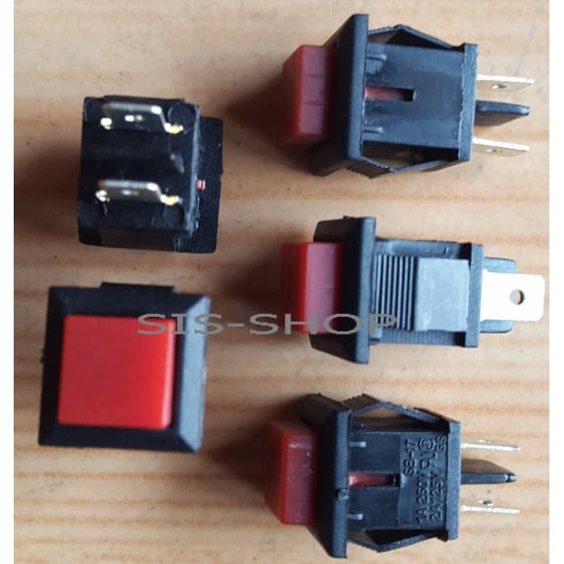 Tombol Push On / Saklar Tombol Tekan / Push Button Switch