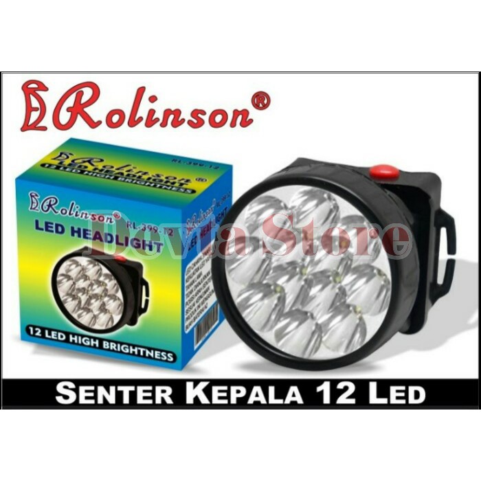 SENTER KEPALA 12 LED RL-399-12 ROLINSON