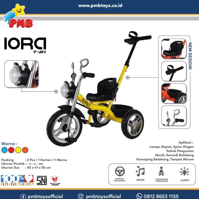 Sepeda Tricycle Tipe Iora T21